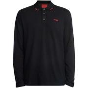 Polo Shirt Lange Mouw BOSS Derrikos Logo Poloshirt met lange mouwen