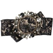 Riem D&amp;G Kanten Jewel Buckle Riem SMY10198