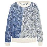 Sweater Desigual Gebreide trui ronde hals tweekleurig