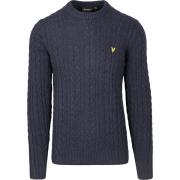 Sweater Lyle And Scott Lyle Scott Cable Pullover Navy