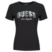 T-shirt Korte Mouw Guess SEQUINS LOGO TEE