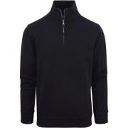 Sweater Gant Halfzip Trui Navy