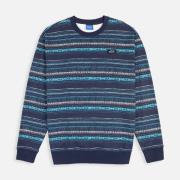 Sweater Oxbow Fleece crew met allover print LINEUP