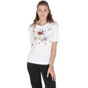 T-shirt Love Moschino Grafisch T-shirt met korte mouwen en ronde hals