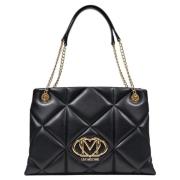 Tas Love Moschino Effen handtas met ritssluiting