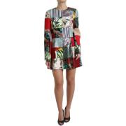 Jurk D&amp;G Patchwork Mini Jurk Multicolor Stijl