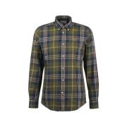 Overhemd Lange Mouw Barbour Edgar Tailored Shirt - Olive