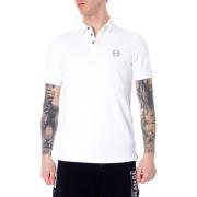 T-shirt EAX Classic Fit Poloshirt voor heren - Wit