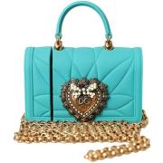 Handtas D&amp;G ijzige Mini Bag Turquoie ilicone