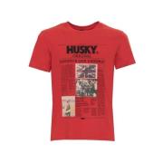 T-shirt Korte Mouw Husky hs23beutc35co196-tyler-c390-f46 red