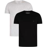 Pyjama's / nachthemden Emporio Armani 2-pack pure katoenen lounge T-sh...