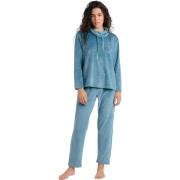 Pyjama's / nachthemden Admas Luxury Velvet Pyjama fluwelen broek hoge ...