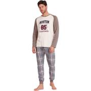 Pyjama's / nachthemden Admas Boston Pyjama loungewear broek top lange ...