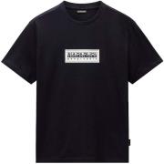 T-shirt Napapijri S Box Logo T-Shirt Black