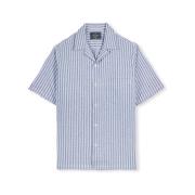 Overhemd Lange Mouw Portuguese Flannel Jacquard Shirt - Chambray