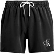 Zwembroek Calvin Klein Jeans CK Monogram Swim Shorts Black