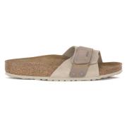 Slippers BIRKENSTOCK OITA TAUPE SUEDE CALZ S