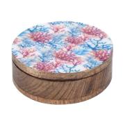 Manden en dozen Signes Grimalt Koraalronde Doos