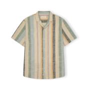 Overhemd Lange Mouw Rvlt Revolution Cuban Shirt S/S 3918 - Dustgreen