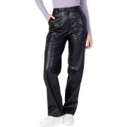 Broek Calvin Klein Jeans J20J221385 - FAUX LEATHER HIGH