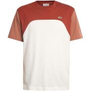 T-shirt Korte Mouw Lacoste Kleurblokken T-shirt