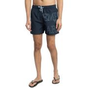 Zwembroek Emporio Armani Logo Grafische Zwemshorts