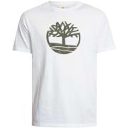 T-shirt Korte Mouw Timberland T-shirt met camouflageboomlogo