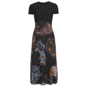 Lange Jurk Desigual PAISLEY MESH LACROIX