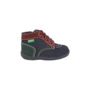 Laarzen Kickers BONZIP-2 103 MARINE ROUGE VERT 738910