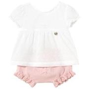 Jurk Mayoral 1257 Conjunto blusa y cubrepañal Rosa