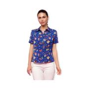 Blouse Minueto Normal Shirt - Blue