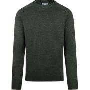 Sweater Mcgregor Trui Lamswol Melange Donkergroen