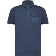 T-shirt State Of Art Polo Pique Donkerblauw