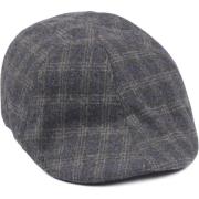 Pet Suitable Peaky Cap Geweven Ruit Grijs