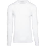 T-shirt Garage Basic T-shirt Longsleeve Wit