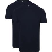T-shirt Alan Red Derby O-Hals T-Shirt Navy (2Pack)