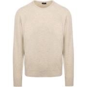 Sweater William Lockie Trui Lamswol Beige