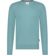 Sweater State Of Art Trui V-Hals Azuurblauw