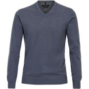 Sweater Casa Moda Pullover V-Hals Blauw