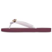 Teenslippers Uzurii Pink Macrame Switch