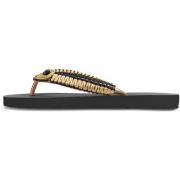 Teenslippers Uzurii Gold Macrame Switch