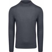 Sweater Profuomo Turtleneck Trui Merino Antraciet