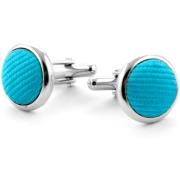 Manchetknopen Suitable Zijde Manchetknoop Turquoise F24