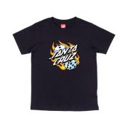 T-shirt Santa Cruz Youth flaming dice dot t-shirt