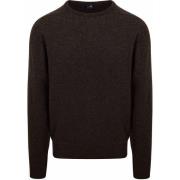 Sweater William Lockie Lamswol Cocoa Bruin