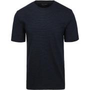 T-shirt Marc O'Polo T-shirt Slub Stripes Dark Navy