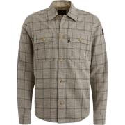 Sweater Vanguard Overshirt Ruiten Taupe