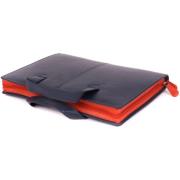 Tas Suitable Leren Laptoptas 13 Inch Donkerblauw