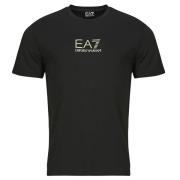 T-shirt Korte Mouw Emporio Armani EA7 TRAIN GOLD LABEL TEE PUNTO ROMA ...