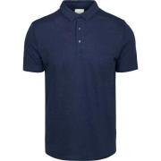 T-shirt Knowledge Cotton Apparel Knowledge Polo Regular Linnen Navy